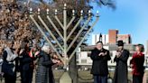 Pritzker lights menorah in Springfield, calls for Illinoisans to defy hate