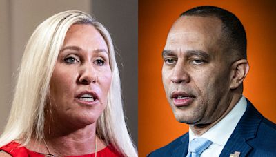 Opinion | Hakeem Jeffries is the beneficiary of Marjorie Taylor Greene's latest stunt