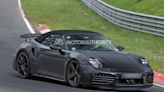 2025 Porsche 911 Turbo S Cabriolet tests hybrid powertrain