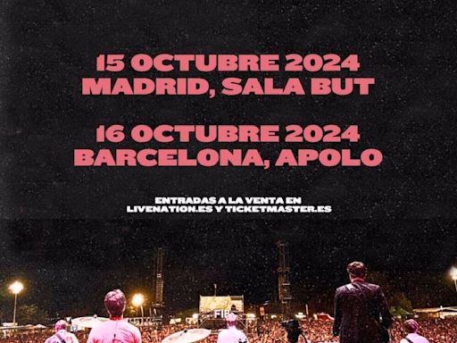 La banda The Vaccines actuará en Madrid y Barcelona en octubre