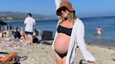 Ashley Tisdale shows off growing baby bump at her 39th birthday party