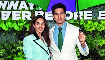 Sidharth Malhotra and Kiara Advani Attend Wimbledon 2024 Quarterfinals