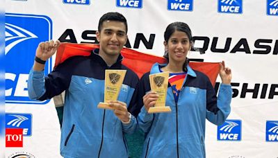 Double delight for Abhay Singh and India at Asian Doubles Squash Championship | More sports News - Times of India