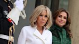 Brigitte Macron en mini jupe et total look blanc : avec Rania de Jordanie, elles rivalisent d’élégance à l’Elysée