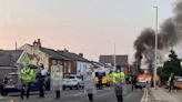 Group throws bricks at mosque and set cars on fire: UK vows clampdown after clashes over deadly stabbings