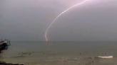 Lightning Strikes Near Surfers in San Clemente (Video)
