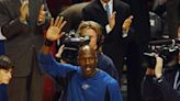 OTD: Michael Jordan's emotional standing ovation before final game in Chicago