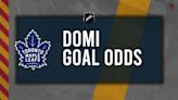 Will Max Domi Score a Goal Against the Bruins on May 2?