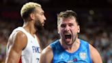 Doncic enloquece con 47 puntos, Eslovenia vence a Francia