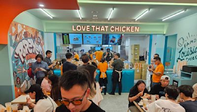 影／美式炸雞品牌「POPEYES」台灣首店開幕 北車旁排隊人潮看不到盡頭