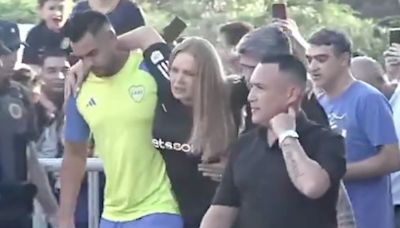 El incidente de Eliana Guercio que asustó a Chiquito Romero en la previa del partido de Boca contra Estudiantes