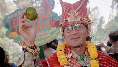 Masuk KEN 2024, Sandiaga Uno Puji Festival Bunga dan Buah Tanah Karo : Okezone Travel