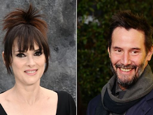 Winona Ryder and Keanu Reeves call each other husband and wife on their text chain