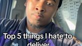 FedEx driver reveals the five items he hates to deliver