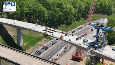 Blue Ridge Parkway bridge completion nears with final concrete pour this week