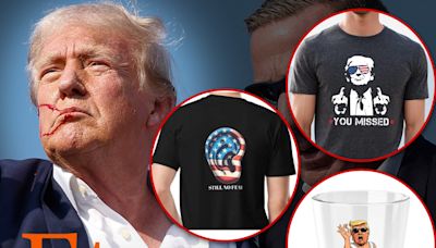 Trump Assassination Survival Celebration Merch Floods Etsy