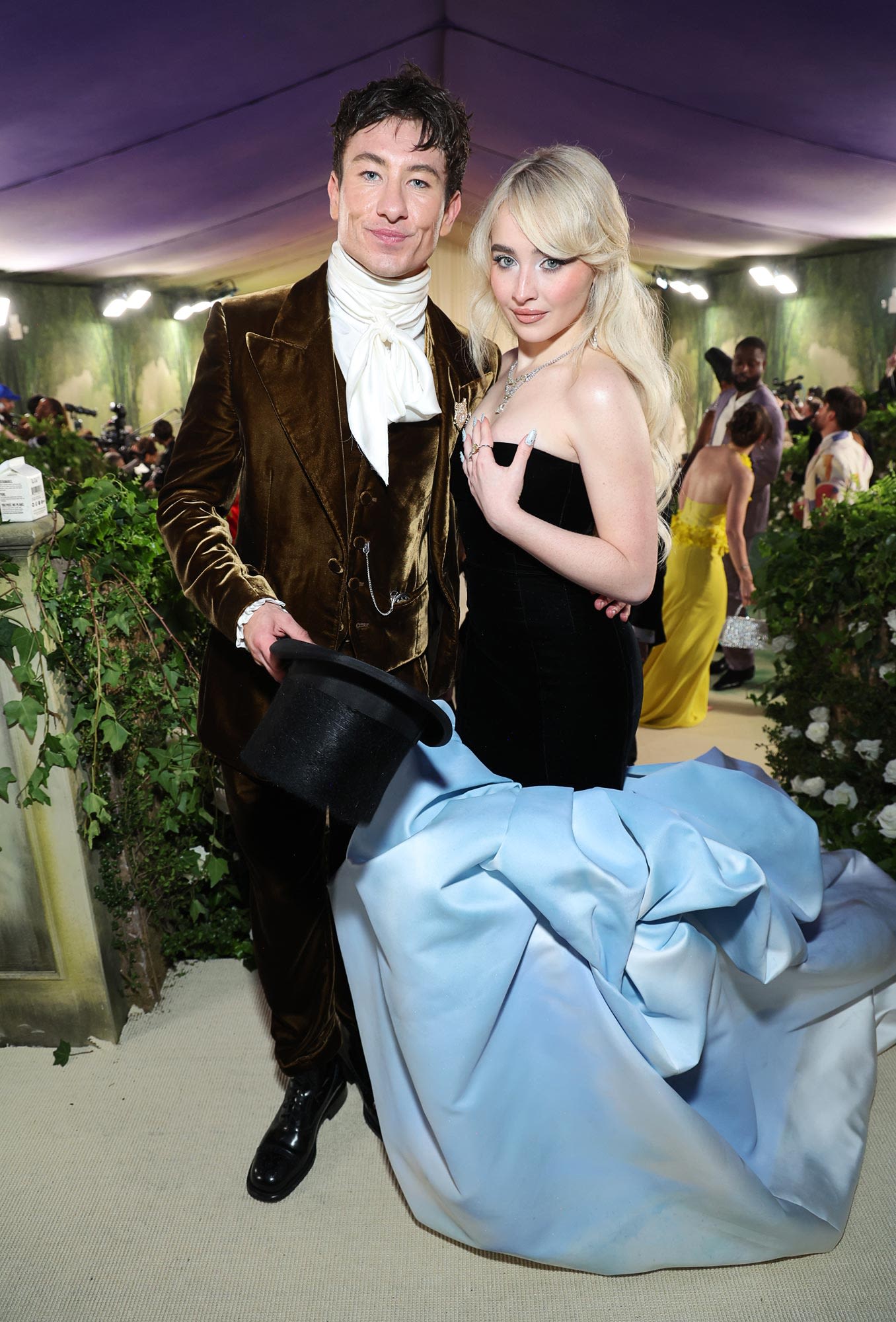 Barry Keoghan and Sabrina Carpenter Pose Together Inside 2024 Met Gala