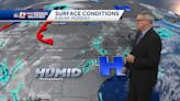 Humid air returns, increasing Triad rain chances