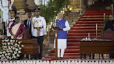 Modi is sworn in as India's prime minister for a rare third term