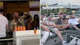 McGregor parties with Love Island star in Wayne Lineker's Ibiza club