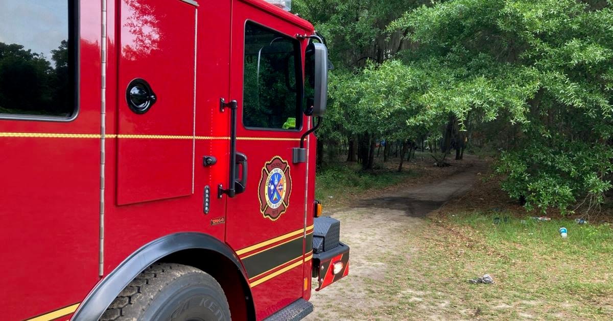 Two suffer 'potentially serious' burns from tent fire in Beaufort woods