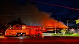 'Largest in our history': Six-alarm inferno tears through Stewartstown warehouse