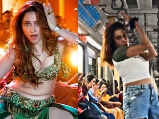 Video: Tamannaah's 'Aaj Ki Raat' Hits Delhi Metro, Woman Spotted Dancing To Viral Song For REEL