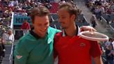 Medvedev shares what controversial Madrid Open star told him in funny handshake