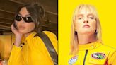 Kim K. Transforms Into Uma Thurman in 'Kill Bill' With Yellow Jacket: Photos