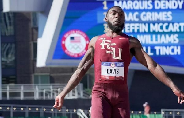 FSU jumper Jeremiah Davis wins gold in men's long jump during U.S. Olympic Trials