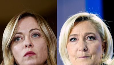 Italiana Meloni e francesa Le Pen serão melhores amigas da direita?