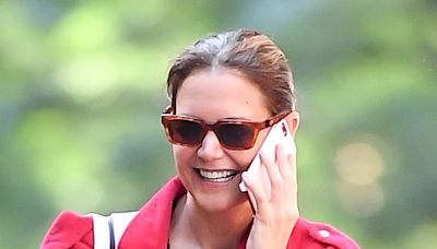 Katie Holmes looks giddy in NYC as she embraces life without Suri