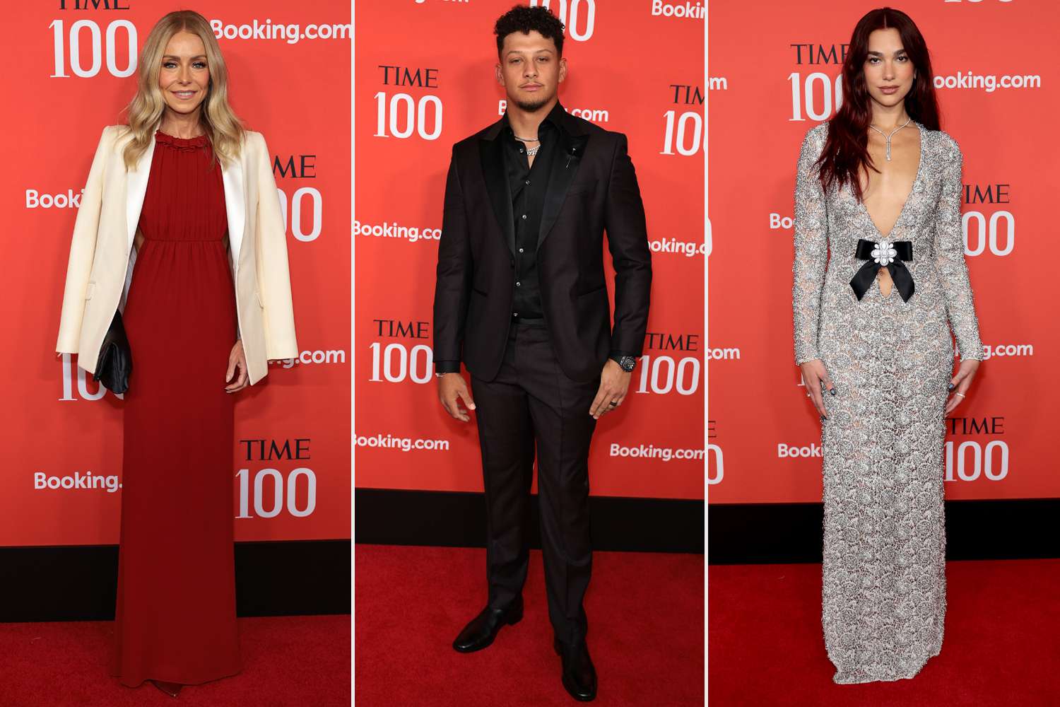 See Kelly Ripa, Patrick Mahomes, Dua Lipa and More Stars Arrive on the Time100 Gala Red Carpet in N.Y.C.