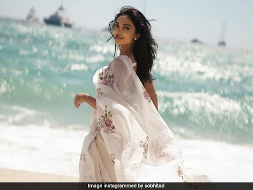 Sobhita Dhulipala's Ethnic Chic Cannes 2024 Look In A White Floral Saree Is Too Magnificent To Miss