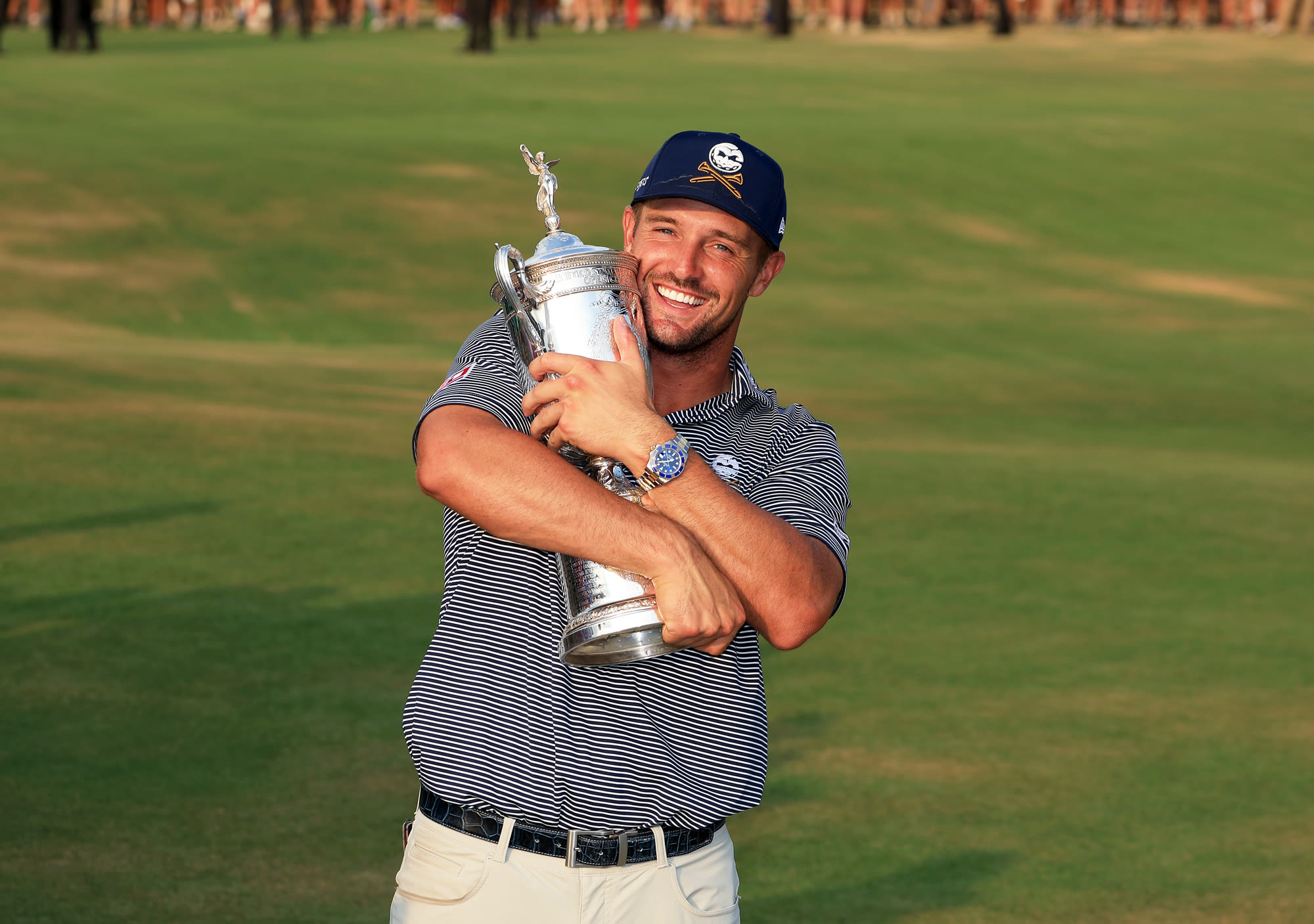 Golfer Bryson DeChambeau Spotted Carrying U.S. Open Championship Trophy on the Streets of Nashville