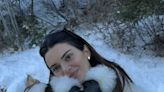 Kendall Jenner Does Luxury Après-Ski Dressing in Cropped White Faux Fur Coat