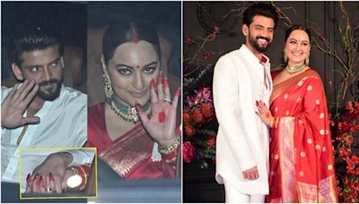 Newlywed Sonakshi Sinha ditches mehendi for the traditional 'alta' for her reception