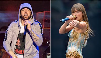 Eminem brings Taylor Swift's historic reign at No. 1 to an end, Stevie Wonder's record stays intact