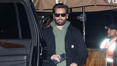 Scott Disick sports sunglasses at night and bundles up in baggy clothes after vowing to 'stop taking Ozempic' amid concerns from ex Kourtney Kardashian