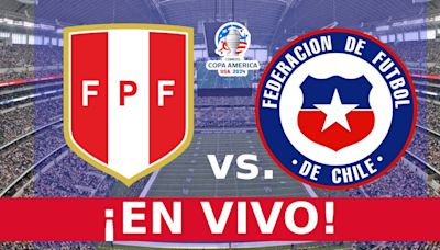 Perú vs. Chile hoy, EN VIVO - horario, formaciones y cómo ver TV online por Copa América