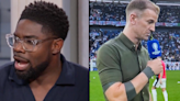 Micah Richards rips into Joe Hart's outfit as pundit's tattoo leaves England viewers baffled