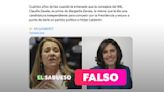 Margarita Zavala y Claudia Zavala, consejera del INE, no son primas como lo asegura una publicación viral