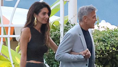 George and Amal Clooney Spotted Taking Boat Trip in Lake Como and Dining at Five-Star Luxury Hotel