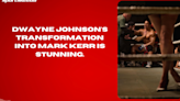 Dwayne Johnson's transformation into Mark Kerr is stunning.