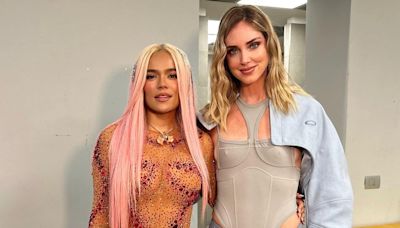 Chiara Ferragni comparte su estiloso encuentro con Karol G tras su concierto en Milán