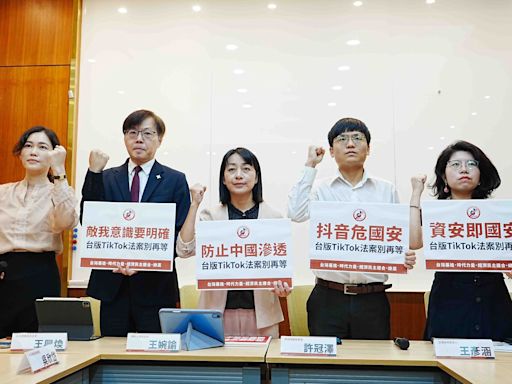 保護國安 台灣基進、時力籲政府推台版TikTok法案