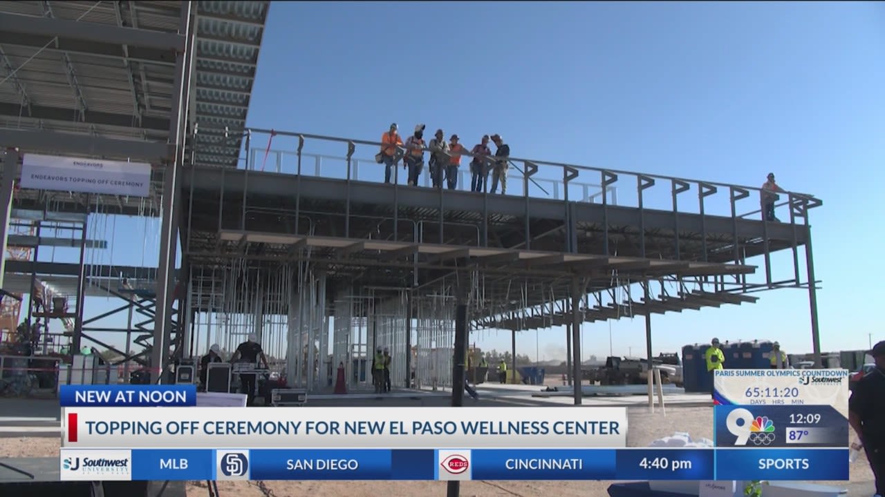 Endeavors hosts topping off ceremony for new El Paso Wellness center