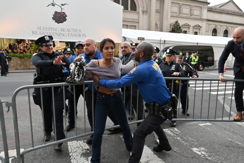 27 arrested during pro-Palestinian protest targeting NYC Met Gala