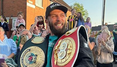 Boxing world champion Cacace gets hero's welcome