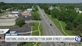 Historic overlay district for Dorr Street corridor